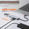 USB C Hub, Aluminum USB 3.0 Hub with SD/TF Card