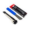 SDI-0423 Snap-off Utility Knife with 12 Set of Sk2+cr Blades,
