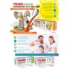 TRI-BIO ECO Natural Toothpaste, Nordic ecolabel, Vegan, Hypoallergenic (Total, 75ml)