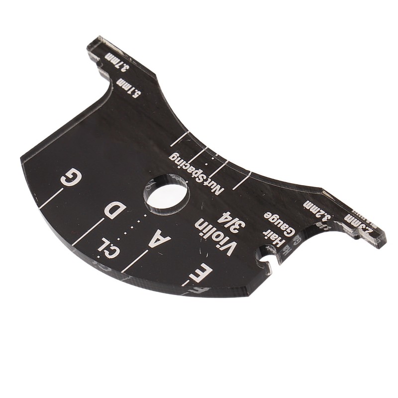 Violin Bridge Reference Tool Acrylic Accurate Violin Bridge Mold Fingerboard