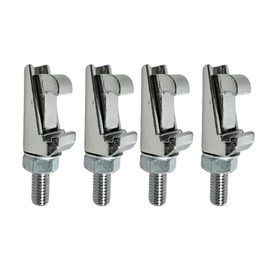 EASTVAC 4 PCS Double Claw Clamp for ISO-LF ISO-K 63 80 100 160 flange (M8)