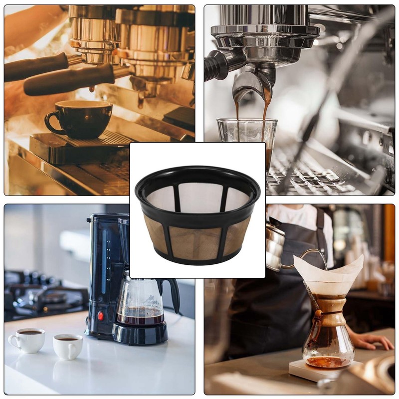 Niukuyu Reusable Coffee Filter, Basket Coffee Filters 8-12 Cup Replacement