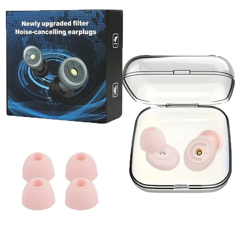 Reusable Noise Reducing Ear Plugs for Sleep – Comfortable In-Ear