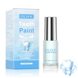 White Tooth Paint, White Tooth Paint, Instant Teeth Whitening Colour, Teeth Whitening Essence, for Removes Stains, Dirt, Fresh Breath, Teeth Oral Care Cleaning