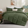 CozyLux Full Size Comforter Sets - Olive Green Comforter Full