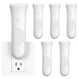 ROSSEX 4 in 1 Emergency Lights for Home Power Failure, 6 Pcs Rechargeable LED Flashlight Plug in Wall, Automatic Turn-On Power Outage Night Light Flashlight for Hurricane Preparedness Items