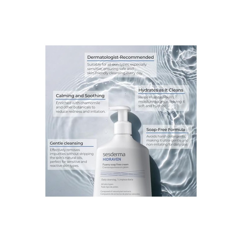 Sesderma Hidraven Crema Espumosa Sin Jabon Todo tipo de piel
