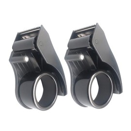 2 piezas Dispensador de Cinta Adhesiva Manual Resistente con Cortador Práctico para Embalaje y Sellado Herramienta Ligera y Portátil para Almacén de Aleatorios Color Aleatorio