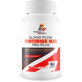 Blood Flow Fortirise Max Pro Plus - Improved Formula - Our Best Blood Flow Supplement For Men - Healthy Blood Flow Support - Blood Circulation Pills - Pressure Supplement Nitric Oxide Blood Flow Pills