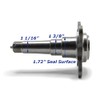 Sturdy Built Trailer Spindle for 3,500 lb #84 Axle Butt Weld with Brake Flange