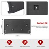 Jimen Fit for Jeep Compass 2017-2021, Front Tag Mount License