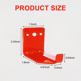 Hyuetrsa 20 Pack Universal Fire Extinguisher Mount Bracket - Rust-Resistant Metal Wall Hanger, 5-40 Lb Capacity, Easy Installation for Home/Garage/Office, Includes Mounting Screws & Washers