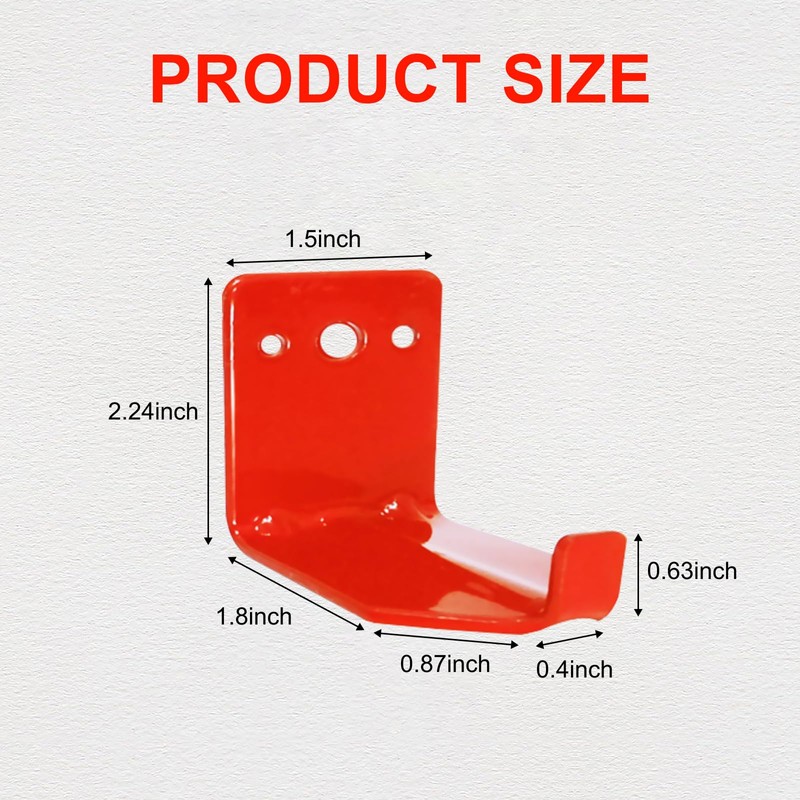 Hyuetrsa 20 Pack Universal Fire Extinguisher Mount Bracket - Rust-Resistant