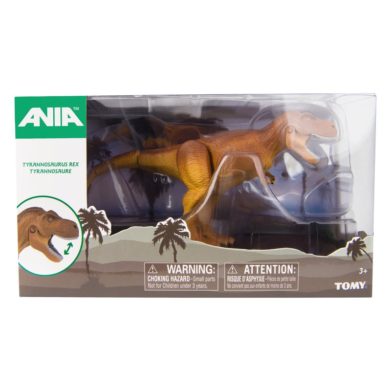ANIA T16080 T-Rex Articulated Mini Figure, Orange
