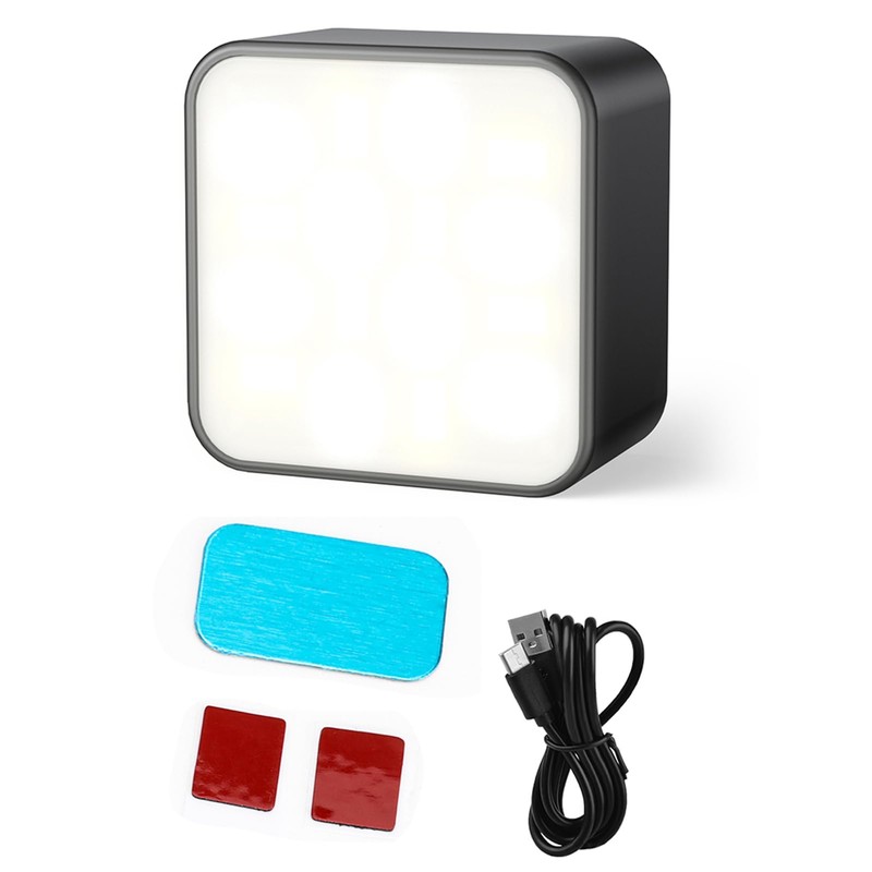 Generic Magnetic LED Video Light, Portable Photography Fill Lighting, 3000