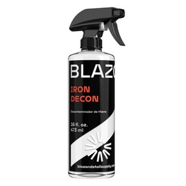 BLAZON Iron Decon - Max Strength Iron Remover & Wheel Cleaner, 2X Concentration for Rapid Removal of Iron Buildup, Brake Dust, and Rust Spots, Low Odor Formula - Citrus Scent - 16 Oz
