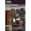 4smile Budget Door Hooks Set of 10 Black 17-23 mm