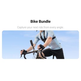 Insta360 Bike Bundle - Handlebar Mount and Chest Strap for 360 Cameras, Compatible with GoPro and Insta360 Cameras