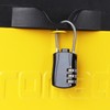 Wire Combination Padlock for Wardrobes & Cabinets Wire Lock Black 3ea