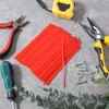 TIESOME Spray Can Straws, 100 PCS Red Extension Straws for