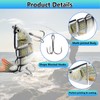 Icetop 3Pcs Pike Lures Set,3D River Fishing Tackle for Freshwater