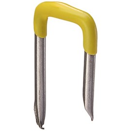 Gardner Bender MDI-150Y Metal Staple, PVC Insulated 2 in, 1/2 in, Yellow