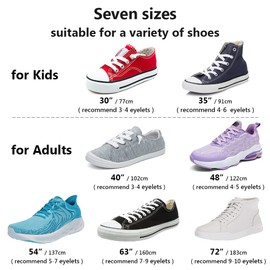 UpUGo 3 Pairs of Shoelaces, 8 mm Wide Flat Shoelaces for Trainers, Sports, Running, Adults, Children