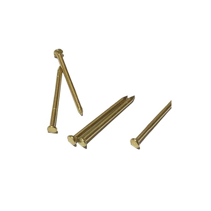 Brass Nails - Pure Brass Fastening Nails. Commonly used in