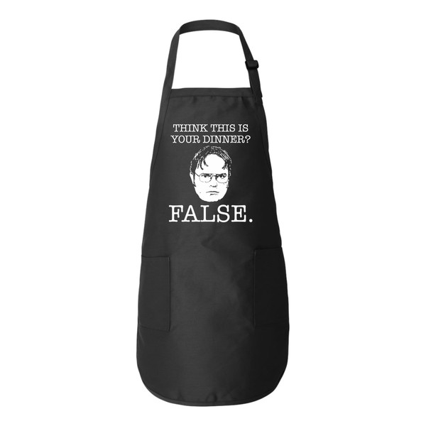 Funny Office-Inspired Apron – FALSE Dinner BBQ Cooking Apron with