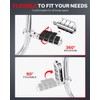 Benlari Highway Pegs P-Clamp, A3 Steel Motorcycle Foot Pegs Fit