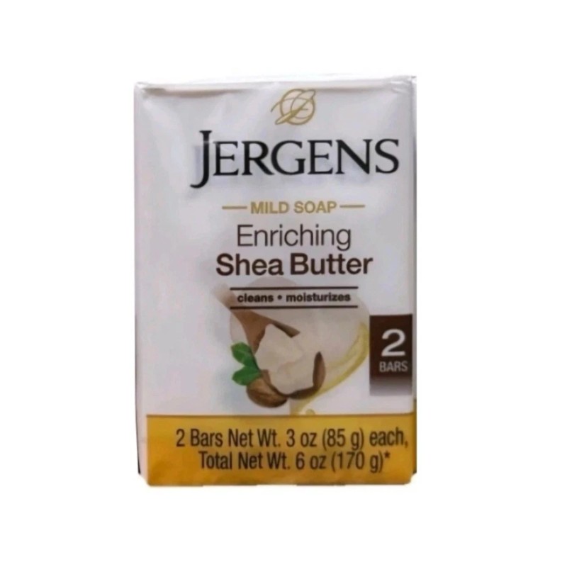 Jergens NEW! JERGENS (2-BARS) 3 Oz. (85g) Bars 🟡🫧 SHEA