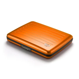 OGON Aluminium Wallet Smart case V2L Extra Capacity with Hidden Compartment for Coins and banknotes - Strong Resistant Card Holder RFID Protection - Up to 10 Cards and Tickets