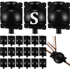 Tanlade 160 Pcs Plant Root Growing Box Small Air Layering Pods Propagation Balls Reusable Plant Rooting Device Black High Pressure Rooting Ball Grafting Tools for Tree Rooter Cuttings Seedlings