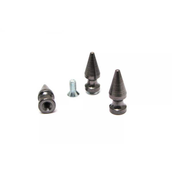 StudsAndSpikes Size 24 1" Metallic Black tree spikes - bag