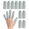 10 Pack Leather Finger Cots, Soft Suede Non-Slip Finger Protectors