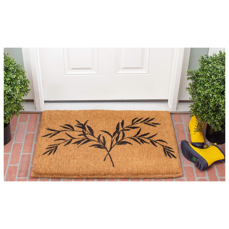 Calloway Mills AZ106352436 Bamboo Palm Coir Doormat, 24" x 36"