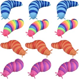 Rhode Island Novelty 7" Light-Up Wiggle Sensory Slug (1 Per Order, Style May Vary)