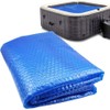 Solar Pool Cover 7 ft Square Hot Tub Thermal Blanket