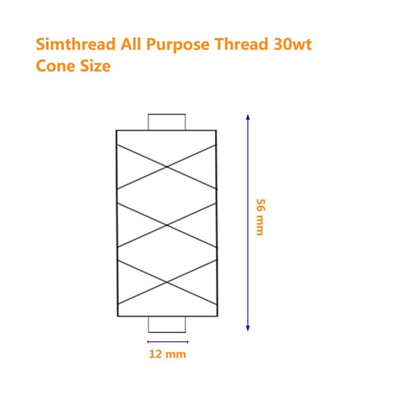 Simthread Simthread All Purpose Thread Polyester 400Y Mocha