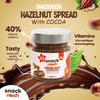SNACK NOSH Hazelnut Spreads - 40% Hazelnut with Cocoa for
