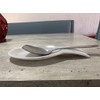Posacucharas, Soporte para cucharas de cocina de Mármol natural, Blanco