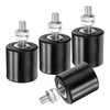 uxcell 4Pcs Slide Gate Guide Roller, 1.7" Nylon Rollers Gate