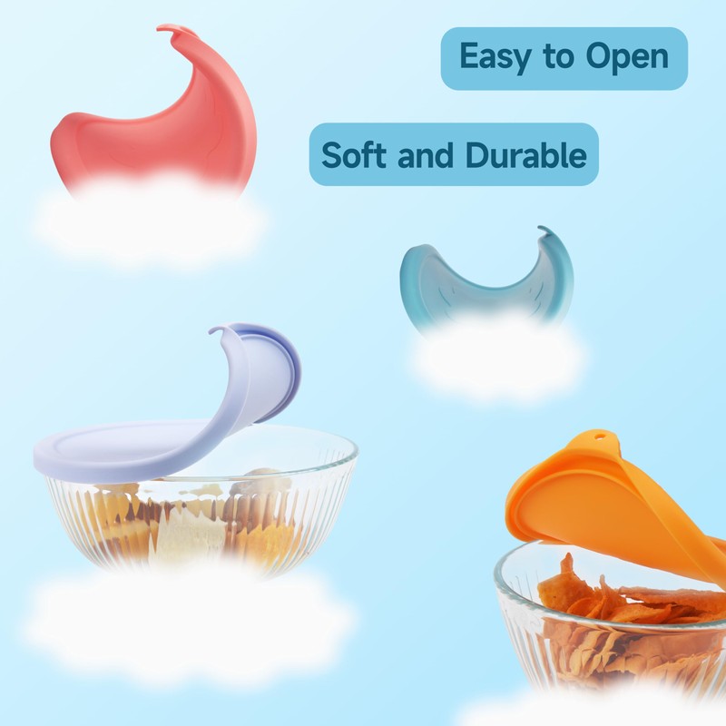 2 Pack Silicone Replacement Lids Only Fit for Pyrex 7401-S