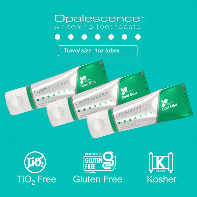 Opalescence Whitening Toothpaste Travel Size 1 Ounce (2 Pack) Fluoride