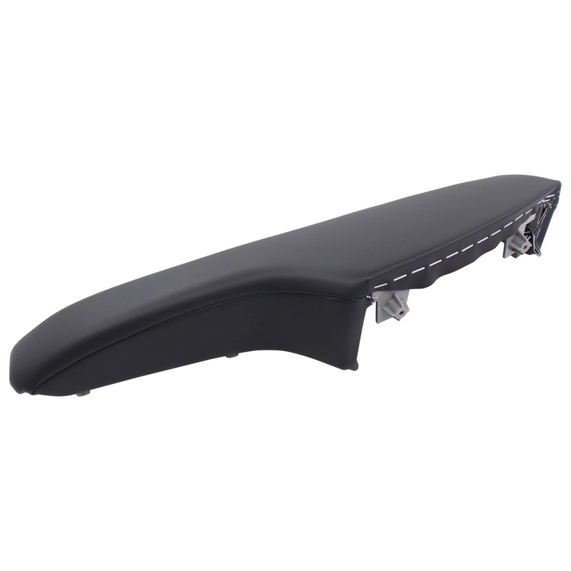 MOTOKU Front Driver Side Door Panel Trim Armrest Black Leather