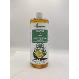 Humaira - King of Natural Products EUCALYPTUS & SAGE LIQUID SOAP | 32 OZ | KING OF NATURAL PRODUCTS