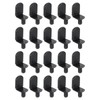 sourcing map 20Pcs Shelf Support Pegs, 6mm L-Shaped Bracket Style