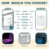 MIEFL Toilet Light Motion Sensor 16 Colors Changing LED Glow