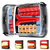Ciascy 2PCS Rechargeable Magnetic Wireless LED Trailer Rear Lights Kit,
