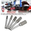 Double Cut Carbide Burrs Rotary Files Set 6mm Shank for